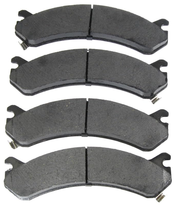 Trq Dually Rear Brake Rotor & Ceramic Metallic Pad Set For 03-10 Express Savana Van