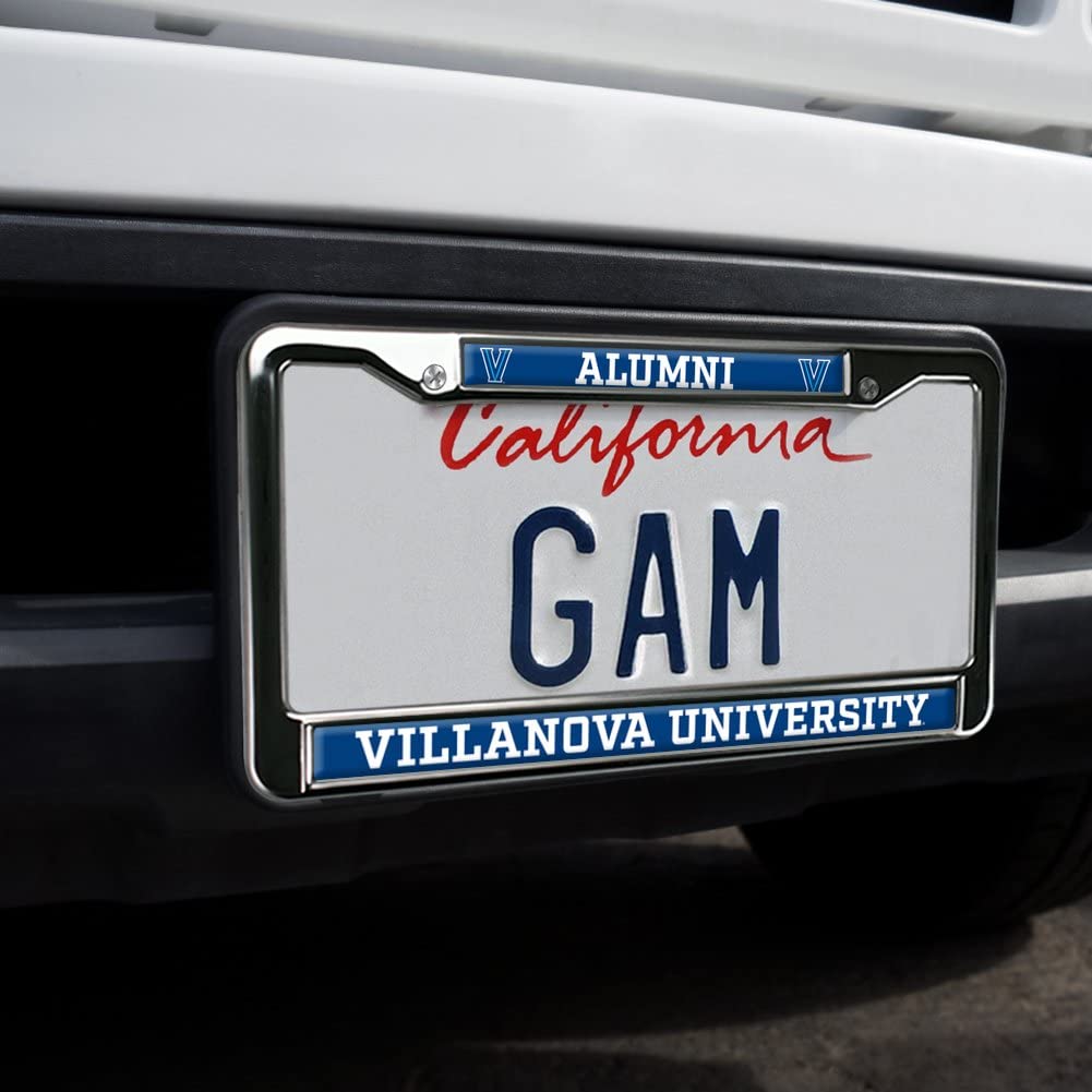 Villanova University Alumni Logo Full Size Standard License Plate Metal Frame