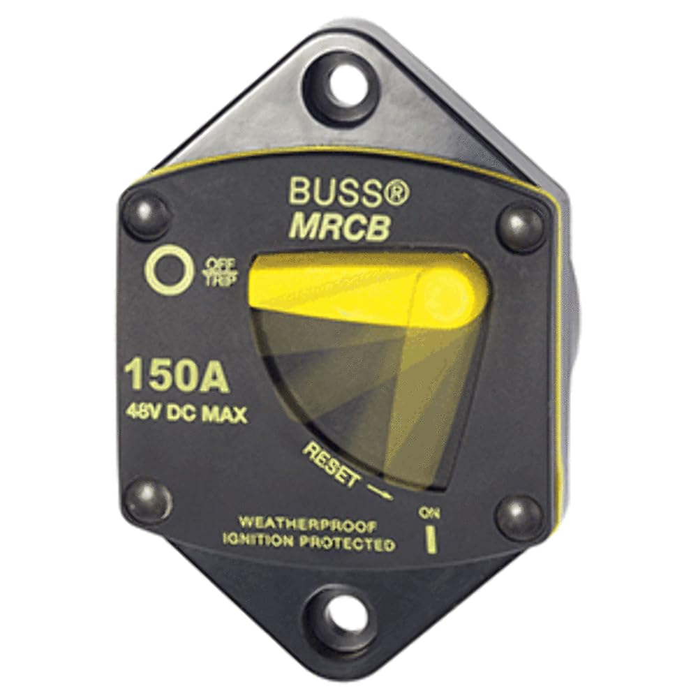 Blue Sea Systems 7048 187 Series Circuit Breaker, Panel Mount, 150A DC