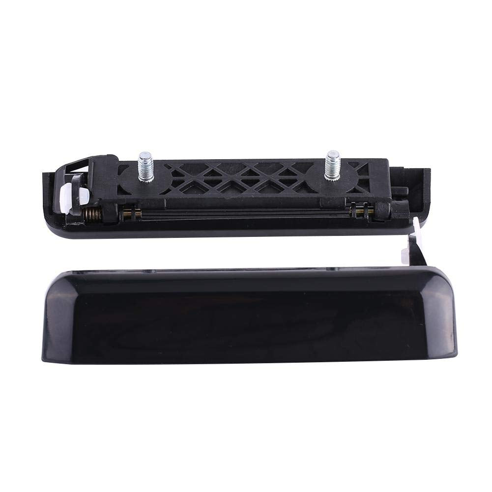 Car Exterior Door Handle, 1 Pair Car Front Left + Right Outside Exterior Door Handle For Nissan D21 Hardbody Pickup Pathfind, Black