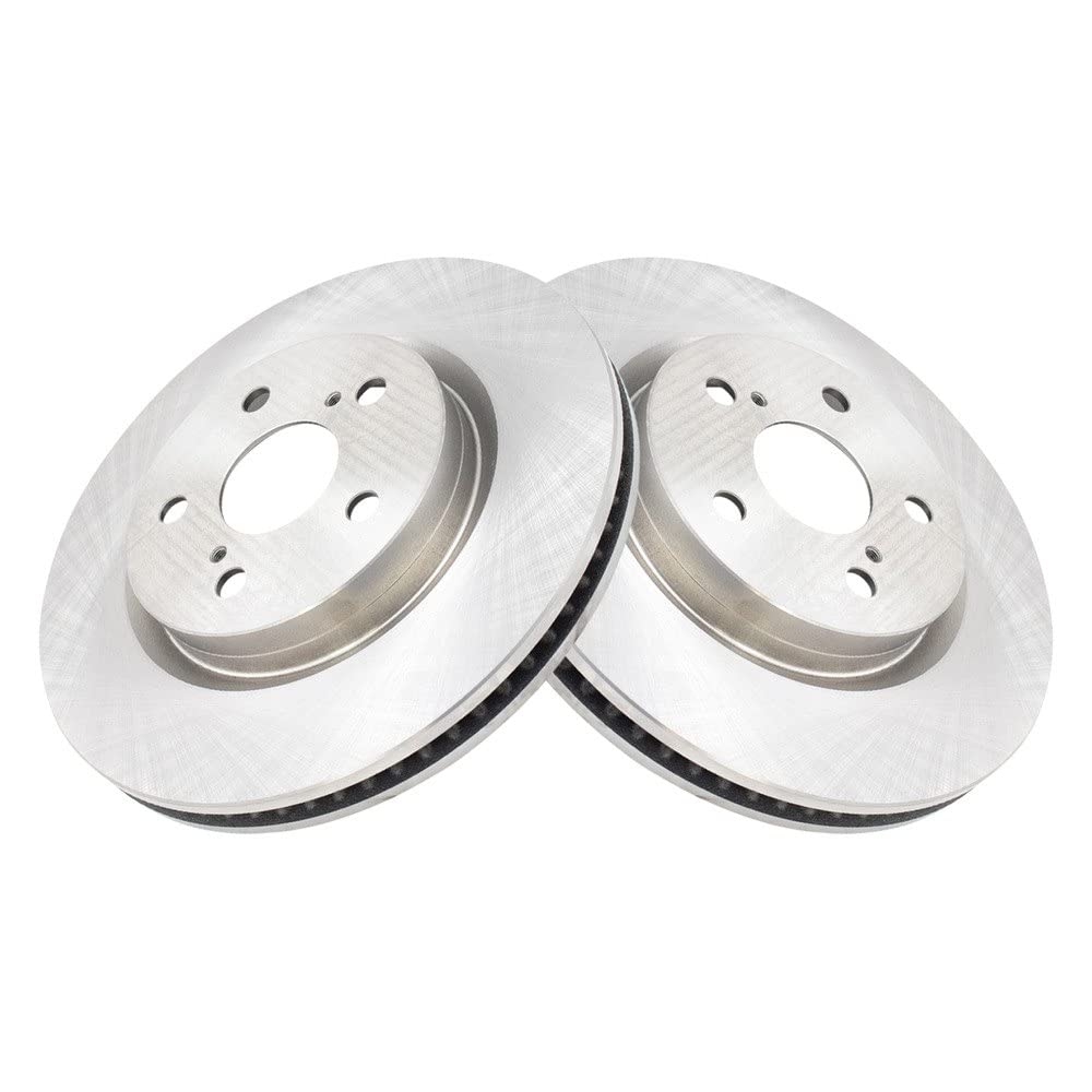 Trq Front Brake Rotors Set Vented Compatible With 2021-2022 Lexus Es250 2019-2022 Es300H Es350 Ux200 Ux250H Toyota Avalon 2020-2