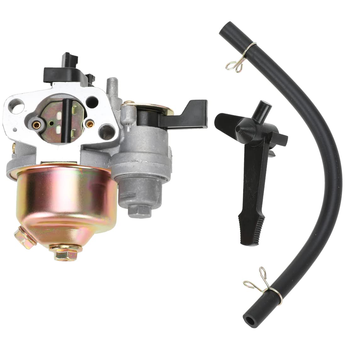 FVRITO Carburetor Carb Filter Spark Plug Kit for 6.5hp Predator 196cc 212cc GX160 GX200 CT200U BT200X RB200 Trail 200 Baja Massi