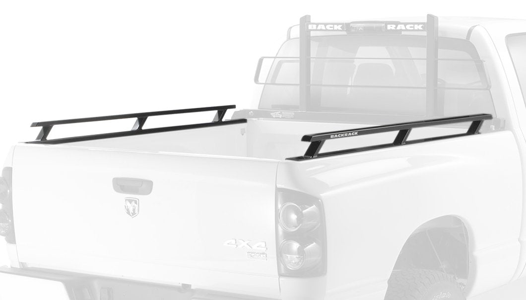 RealTruck BACKRACK Side Rails to use w/Standard Bed | Black, No Drill | 80519 | Fits 2007-2013 Chevrolet/GMC Silverado/Sierra 15