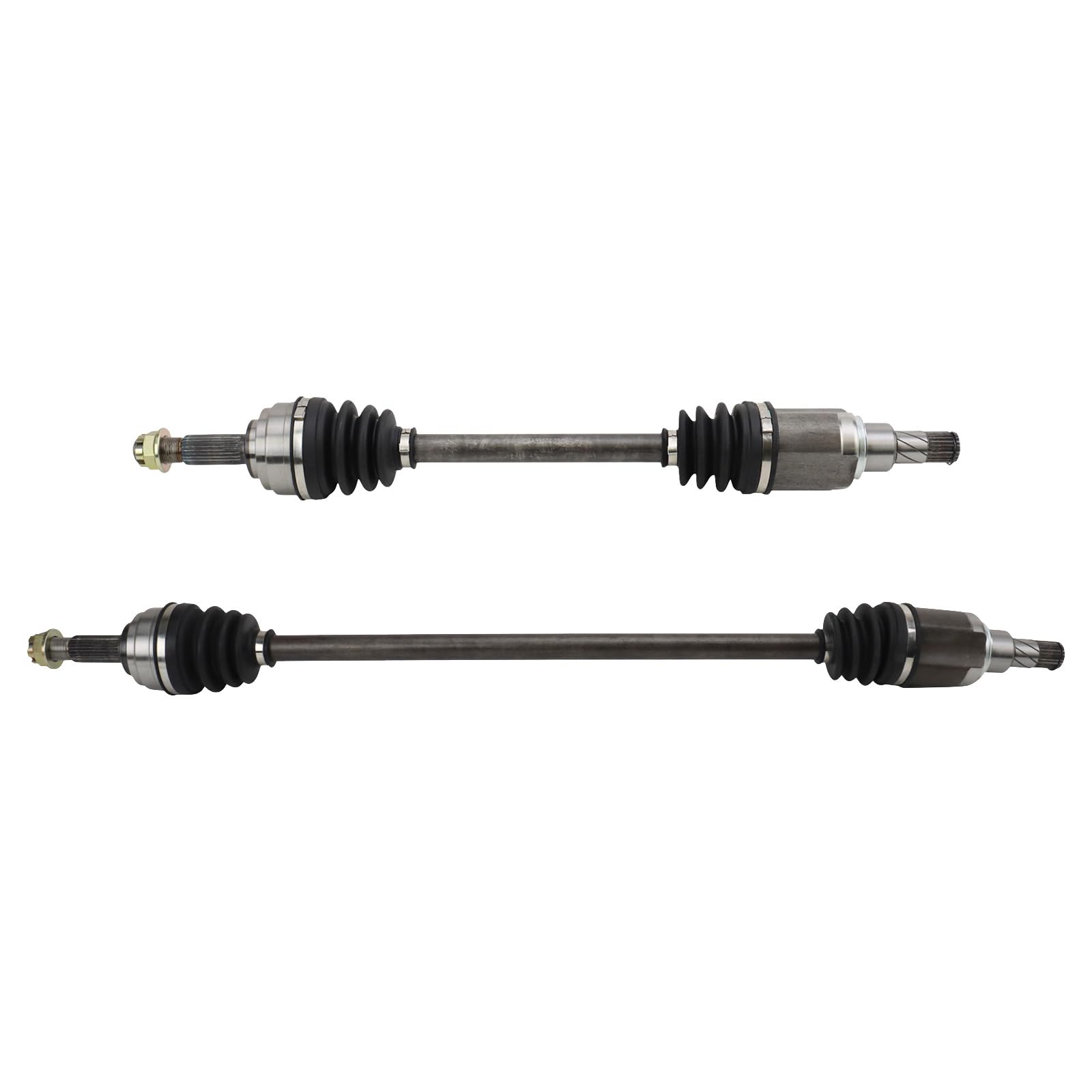 TRQ Front CV Axle Shaft Assembly Set Compatible with 2012-2018 Nissan Versa 2014-2018 Versa Note 66-6413 66-6414 391003AB0C 3910