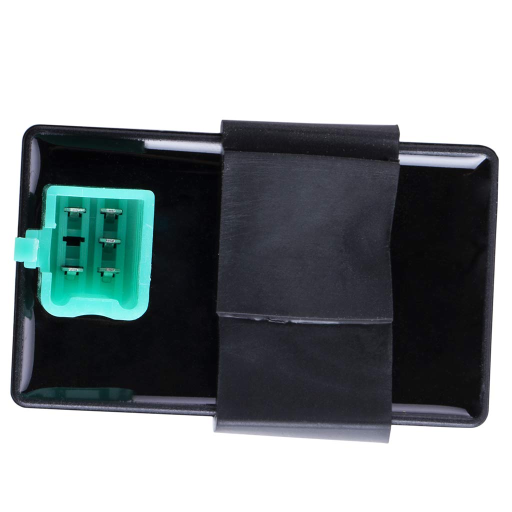 Cncmotok Cdi Box Ignition Coil 5 Pin Regulator Rectifier Relay Spark Plug For Kazuma Meerkat 50Cc Falcon 70Cc 90Cc 110Cc Taotao Roketa Coolster 110Cc Atv 3050B X15 X 18 R Nitro X19 Ssr Pocket Bike