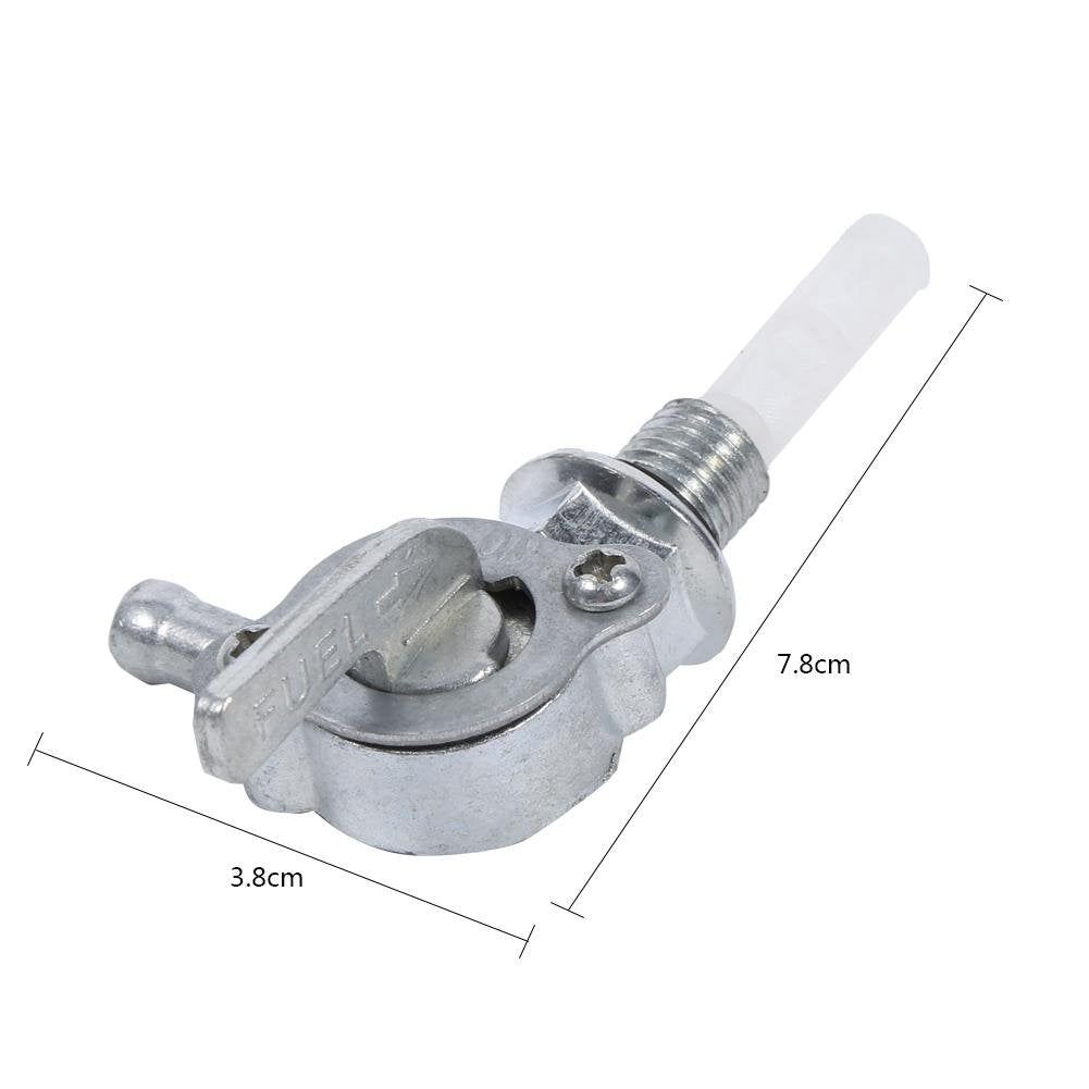2Pcs Petrol Tap Generator Fuel Tap Valve Motorcycle Atv Valve Tap Valve Generator Fuel Shut Off Valve