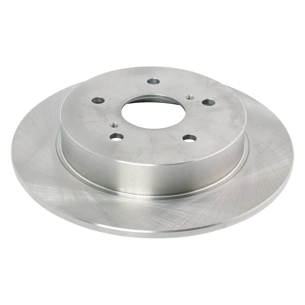 Trq Rear Brake Rotors Set Solid Compatible With 2007-2013 Suzuki Sx4