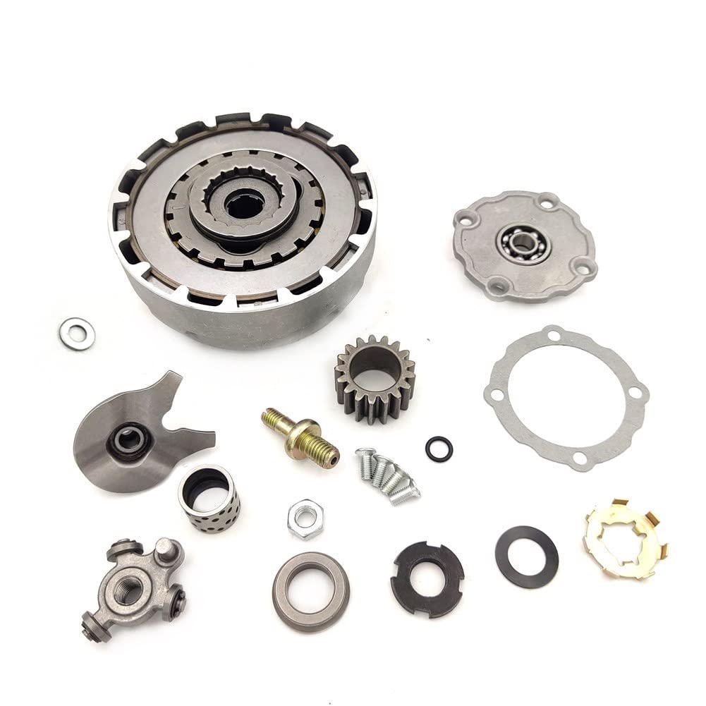 Ztdzzh 17 Teeth Clutch Assembly Fit Semi Auto 50Cc 70Cc 90Cc 110Cc 125Cc Dirt Bike Engine Kazuma Taotao Sunl