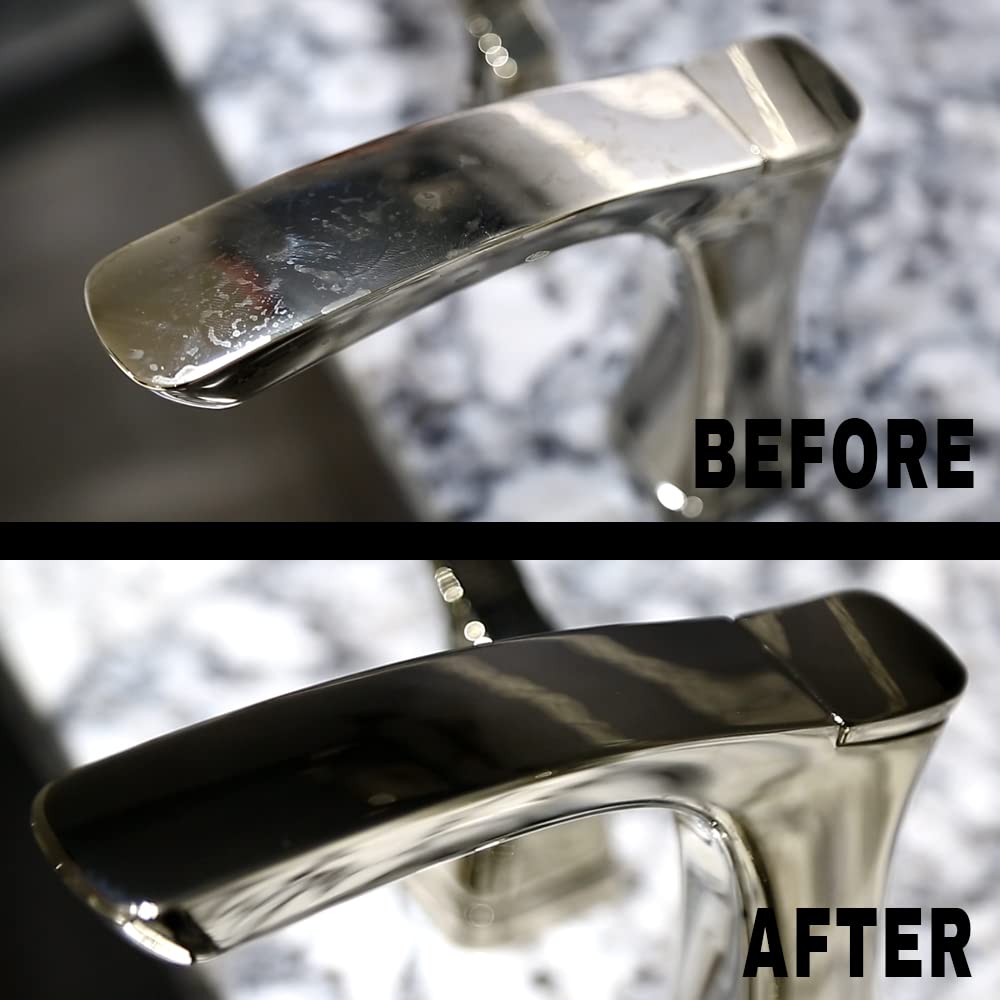 Flitz Faucet Wax - Cleans Metal, Protects Against Fingerprints, Water Spots - Restores Shine - Safe For Nickel, Brass, Copper, Stainless Steel, And More - 3.4 Oz