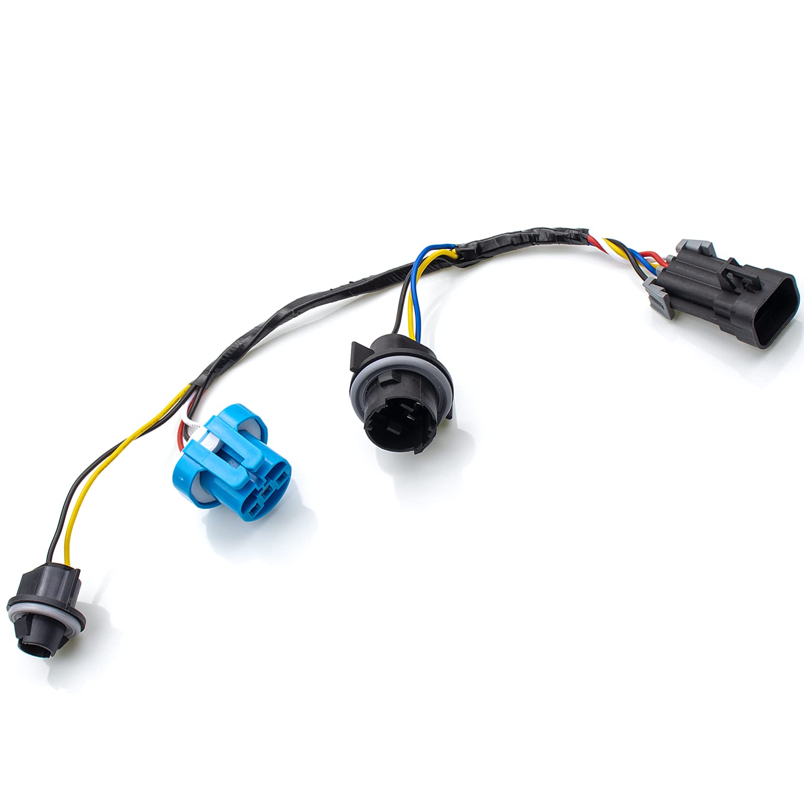 Hoput 645-205 Headlight Wire Harness, Headlight Wiring Harness Headlamp Connector Replace 22740620 22740621 Compatible With Chevy Cobalt Pontiac (1 Set)
