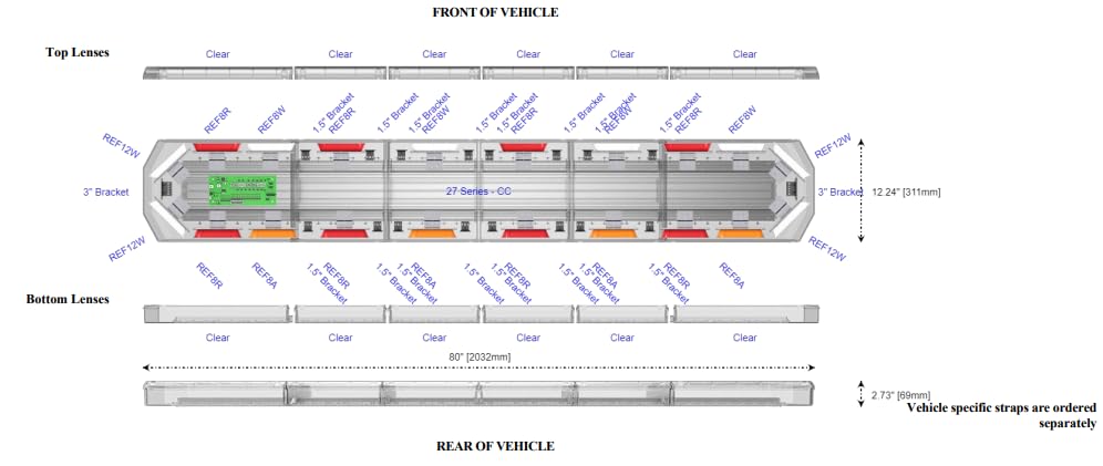 Ecco - 27-00134-E - 80' Led Lightbar