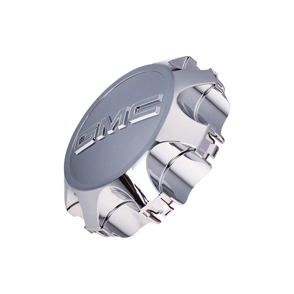 General Motors GMC Wheel Hub Center Cap Chrome with Logo 2011-2014 Sierra Silver