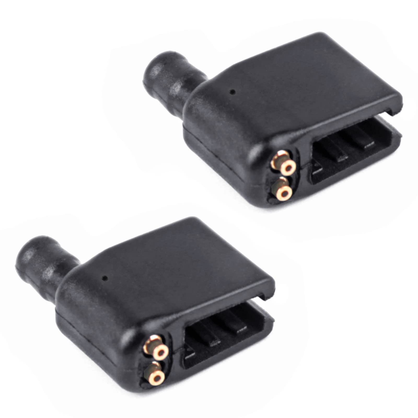 Xislet Upgraded 2 Pack Aimable Brass Windshield Washer Wiper Arm Nozzles Compatible With Mercedes And Dodge Sprinter Van Rv Truc