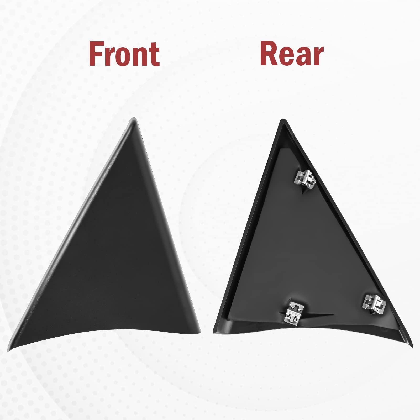 OKPARZ Replacement for Front Door Upper Trim Panel Right Passenger Side 2007-2013 Chevrolet Silverado GMC Sierra Yukon 25857294