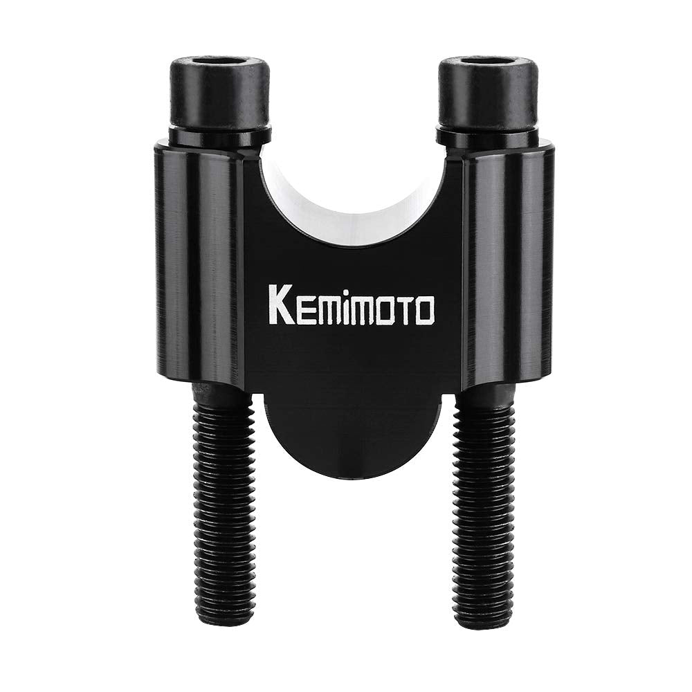 Kemimoto 7/8 Inch Motorcycle Handlebar Risers, Aluminum Alloy Motorcycle Risers, Compatible With Kawasaki Suzuki Wr250F Tw200, F