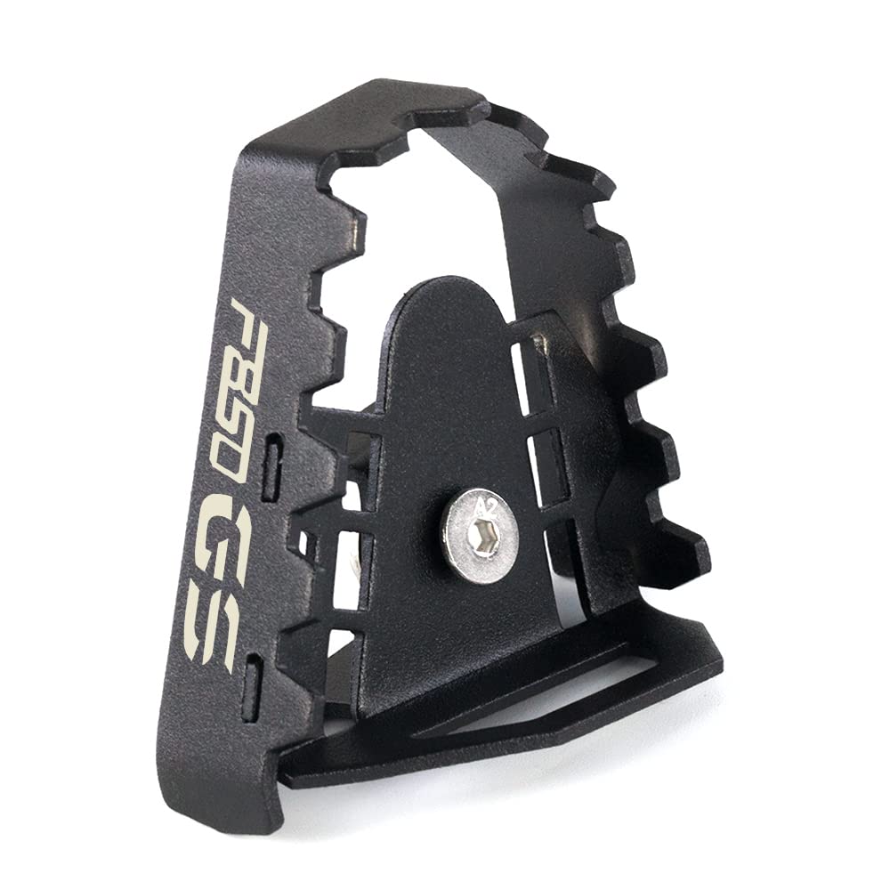 Modeer Compatible With Bmw F850Gs 2018-2022 Motorcycle Rear Foot Brake Lever Pedal Enlarge Extension Rear Brake Peg Pad Pedal F850 F 850 Gs Accessories (Black)
