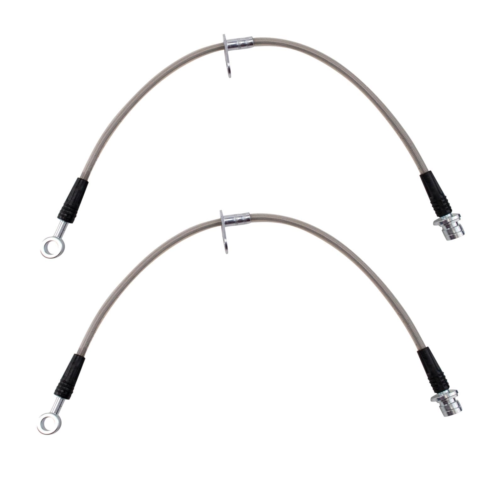 Trq Front Performance Brake Hose Set Compatible With 2007-2013 Acura Mdx 2010-2013 Zdx 2009-2015 Honda Pilot