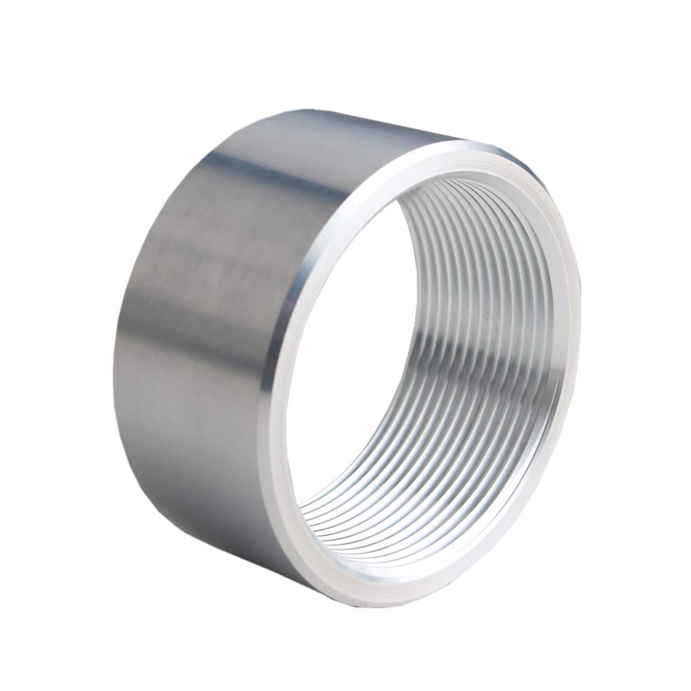 Dewhel 2 Inch Npt Female Thread Aluminum Weld On Pipe Fitting Bung