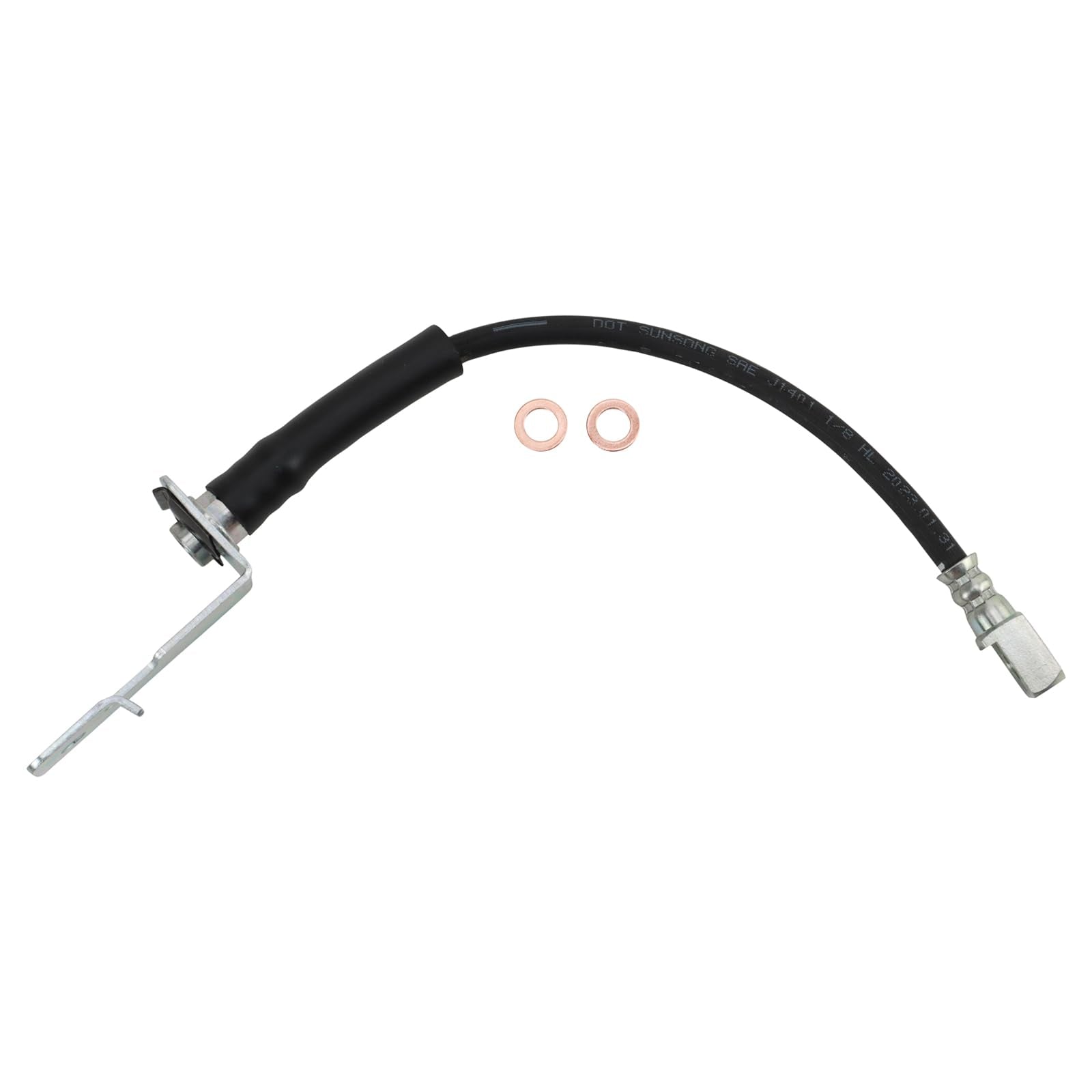 Trq Front Brake Hose Set Compatible With 2005-2010 Chevrolet Cobalt 2006-2011 Hhr 2007-2009 Pontiac G5 2003-2007 Saturn Ion