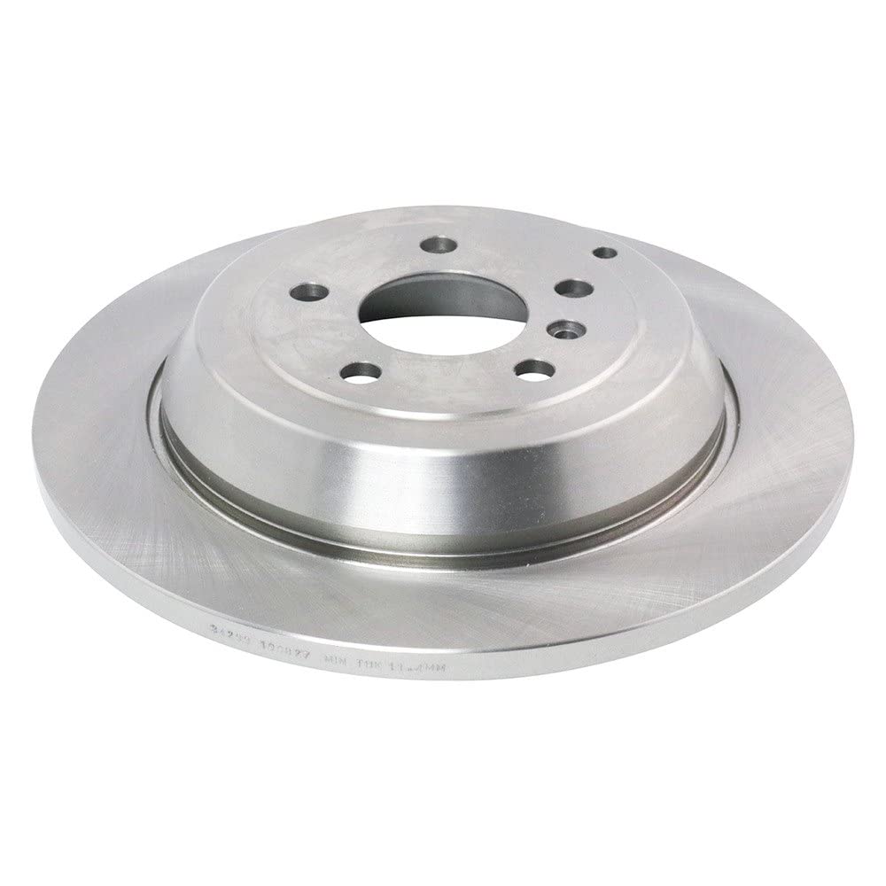 Trq Rear Brake Rotors Set Solid Compatible With 2007-2009 Mercedes-Benz Ml320 2006-2011 Ml350 2010-2011 Ml450 R320 2006-2012 R35