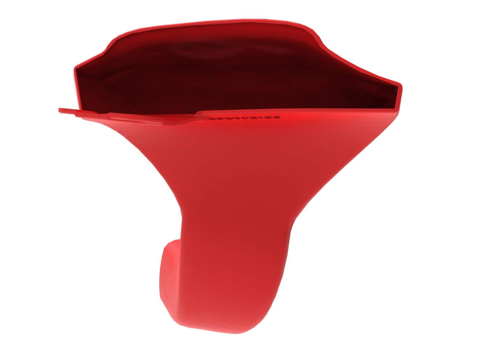 aFe Power Magnum FORCE Dynamic Air Scoop 54-13056SR, Red, Polyethylene