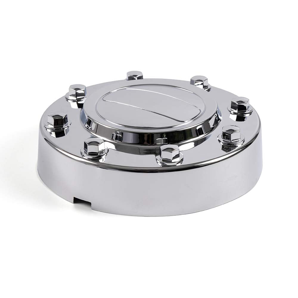 4Pcs/Set Car Center Hubcaps Compatible for Dodge 2011-2016 Ram 3500 1-TON Dually DRW Alcoa Alloy Wheel Chrome Center Caps Front+