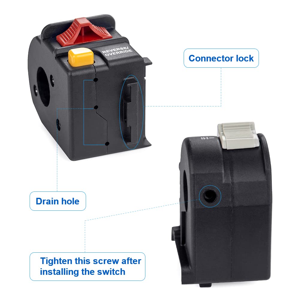 Waterwich Left Handlebar Switch Headlight Engine Starter Compatible With Polaris Sportsman Scrambler 500 400 Trail Boss Magnum 325 Xpedition 425 1999 2000 2001 Replacement For 4010262 4110243 4110248