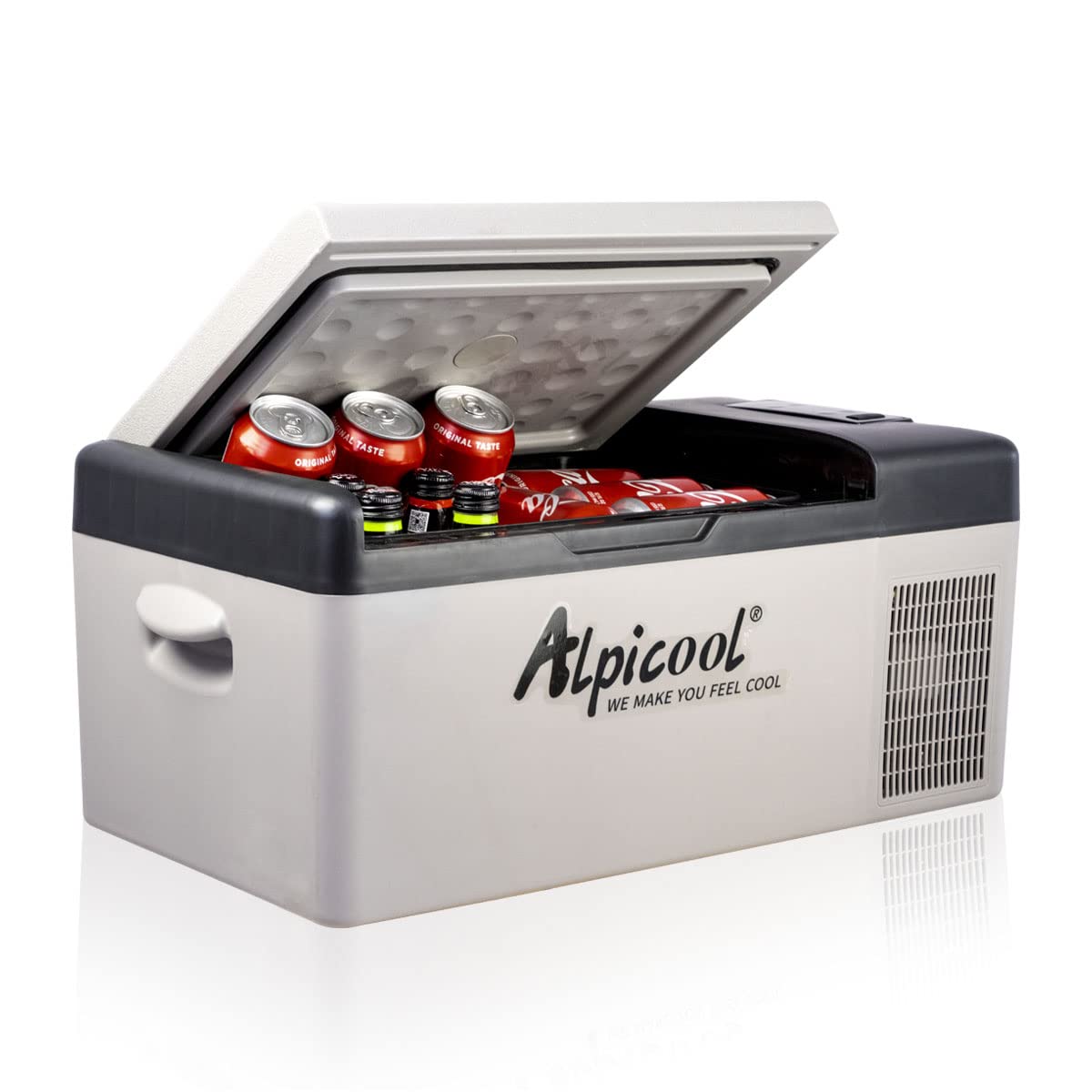 Alpicool C15 Portable Car Freezer,12 Volt Refrigerator, 16 Quart (15 Liter) Fast Cooling 12V Car Fridge -4?~68?, Car Cooler, 12/
