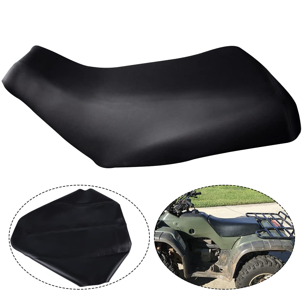 Pit66 Seat Cover, Compatible With 1997-2004 Honda Foreman 400-450 Black