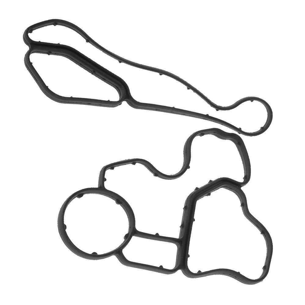 Saihisday Engine Oil Filter Adapter Gasket Housing Cooler Seal Gasket Replacement for BMW 11428637820 11427537293 11428637821 11