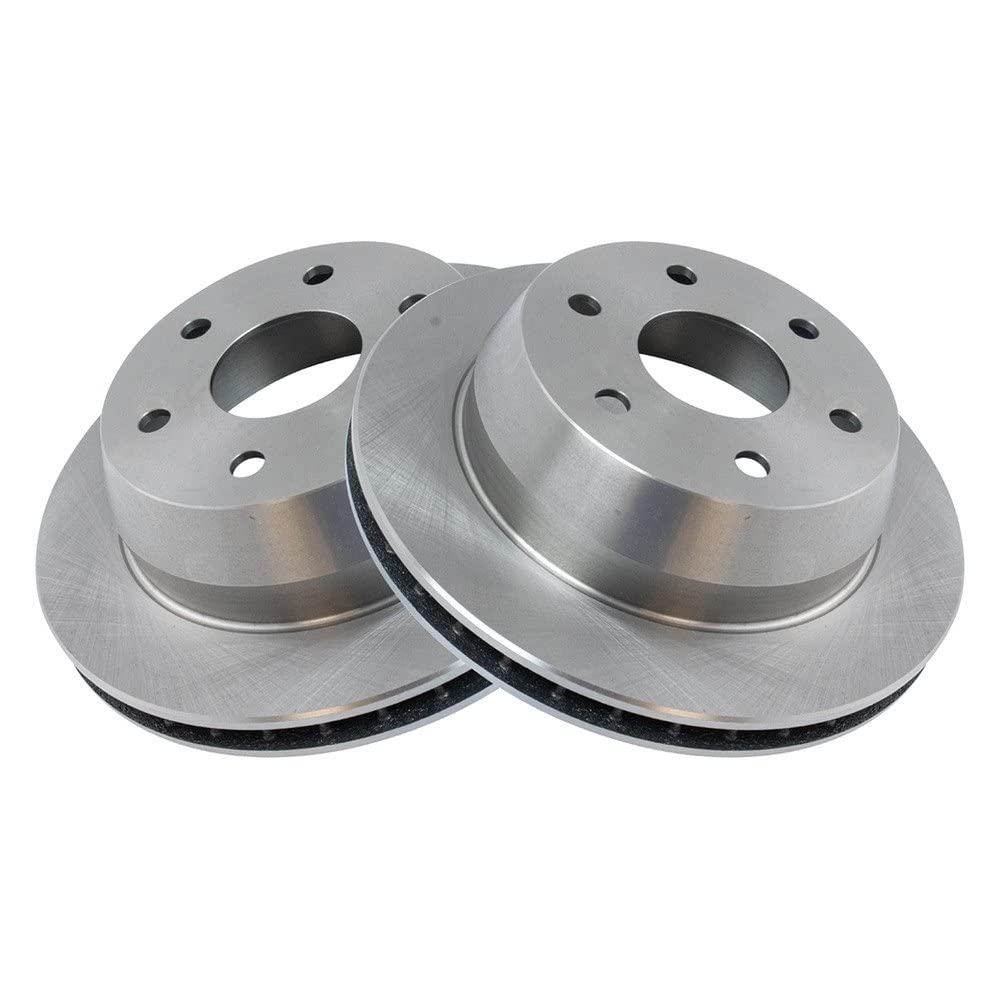 Trq Rear Disc Brake Rotor Pair Set For Chevy Gmc Silverado Sierra 1500 Cadillac