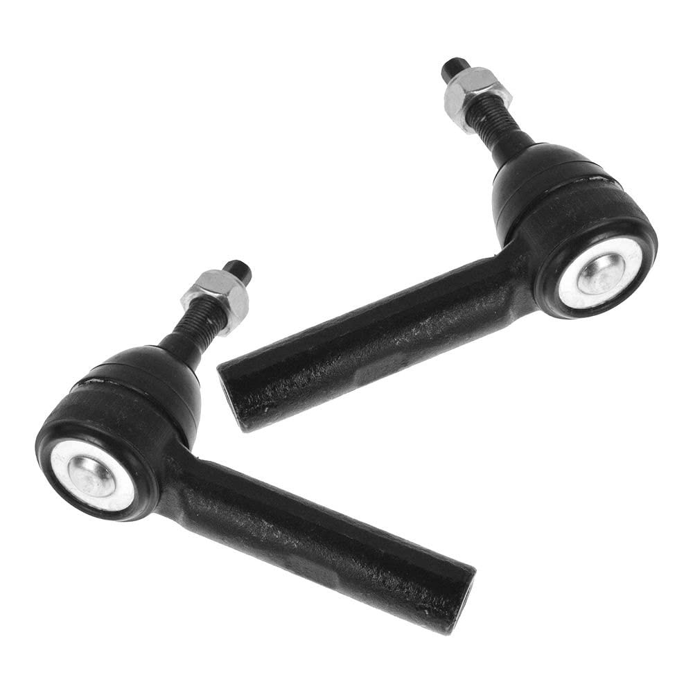 TRQ Front Outer Tie Rod Set Compatible with 2000-2004 Dodge Dakota 2000-2003 Durango