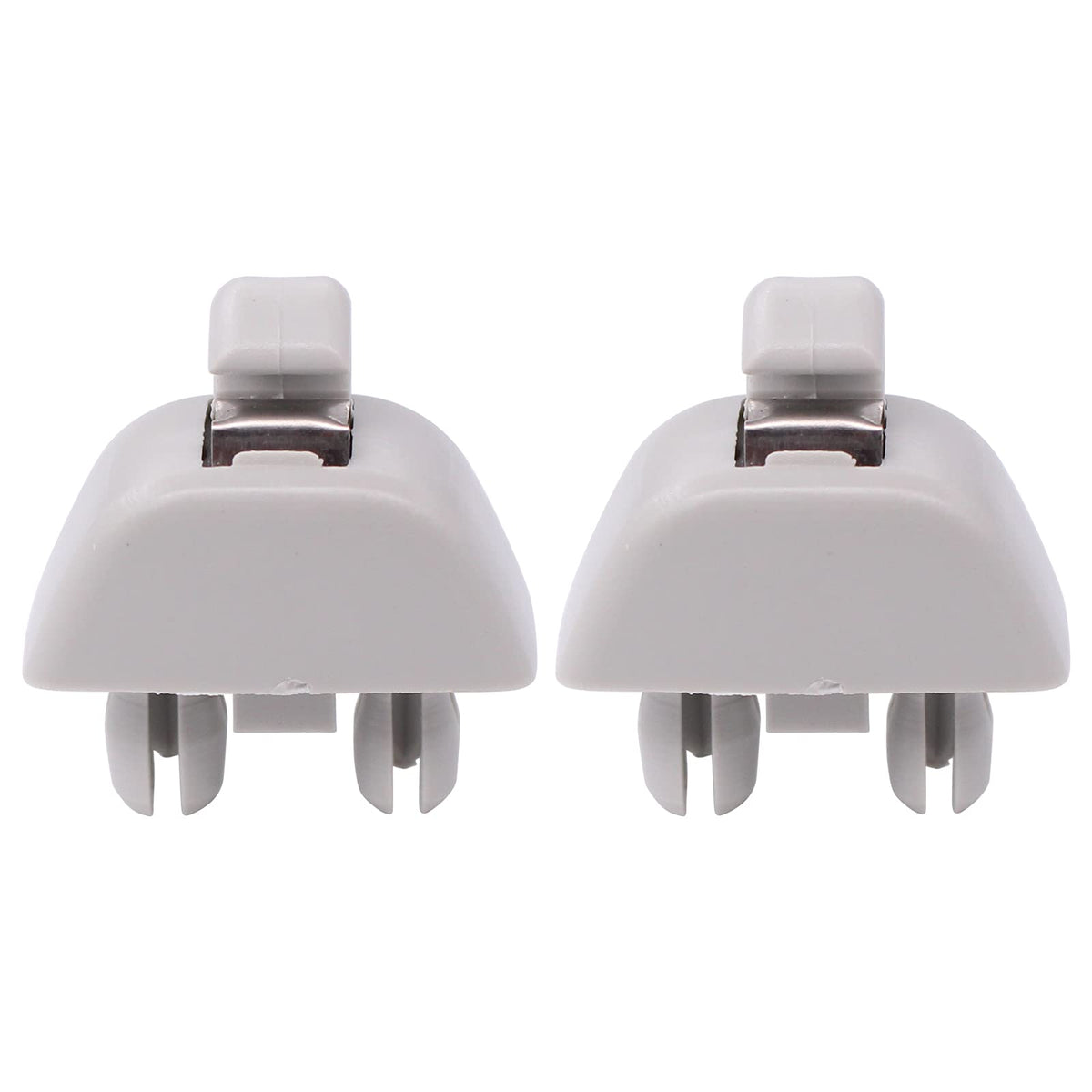 Newyall Pack Of 2 Gray Interior Sun Visor Clip Bracket For Audi A6 A7 A8 S6 S7 S8 For Vw Passat Polo 2006-2019