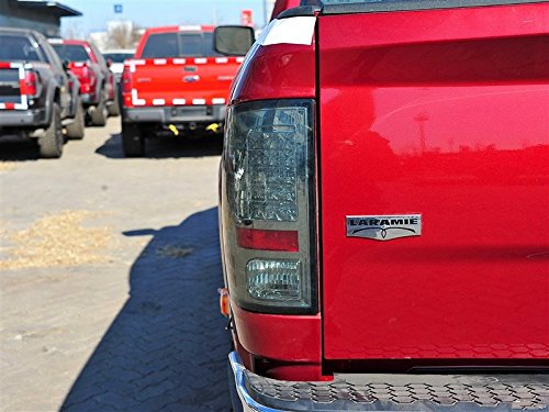 1Pc Oem Laramie Tailgate Emblem Badge 3D Laramie Nameplate Replacement For 1500 2500 3500 Black Red