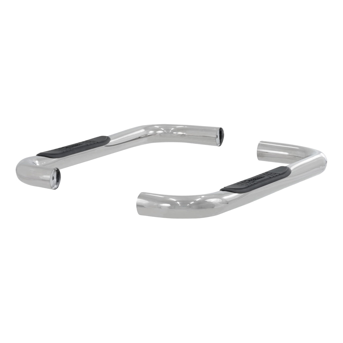 ARIES 35600-2 3-Inch Round Polished Stainless Steel Nerf Bars, No-Drill, Fits Select Jeep Wrangler YJ, TJ