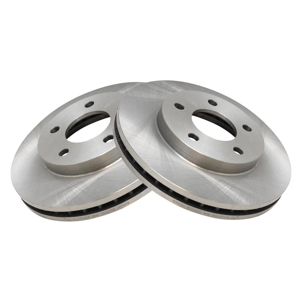 Trq Front Brake Rotors Set Vented Compatible With 2002-2007 Buick Rendezvous 2001-2005 Pontiac Aztek