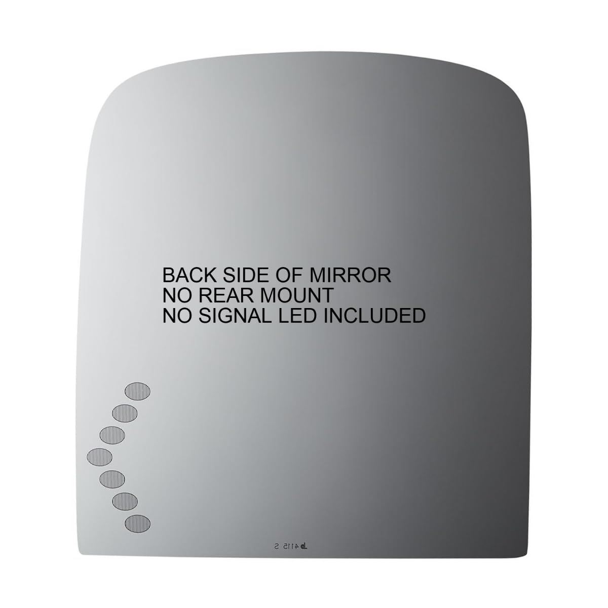 Partsfits 03-14 / Gm Trucks Right Pass Upper Tow Mirror Glass Lens W/Signal Direct Fit Over