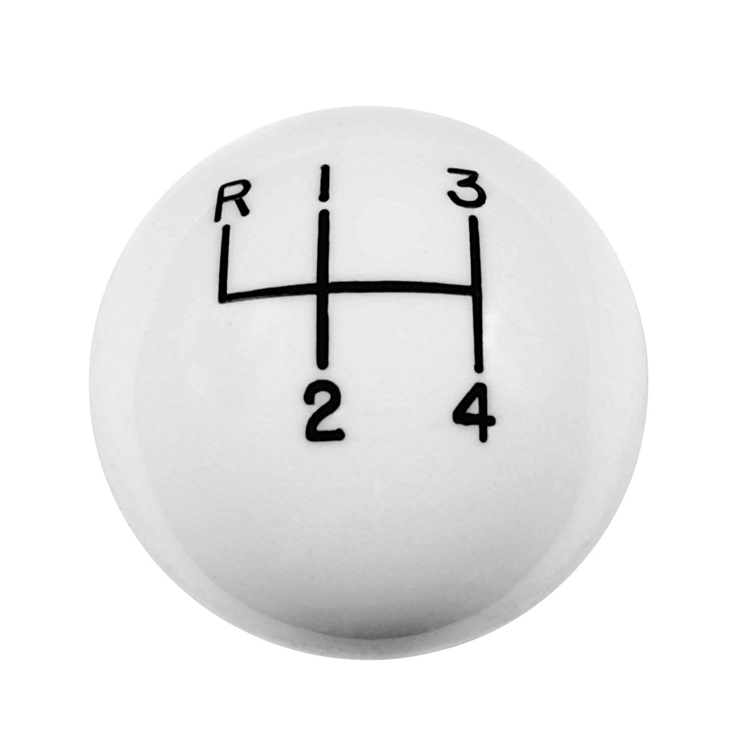 Hurst 1630002 White 4-Speed Classic Shifter Knob