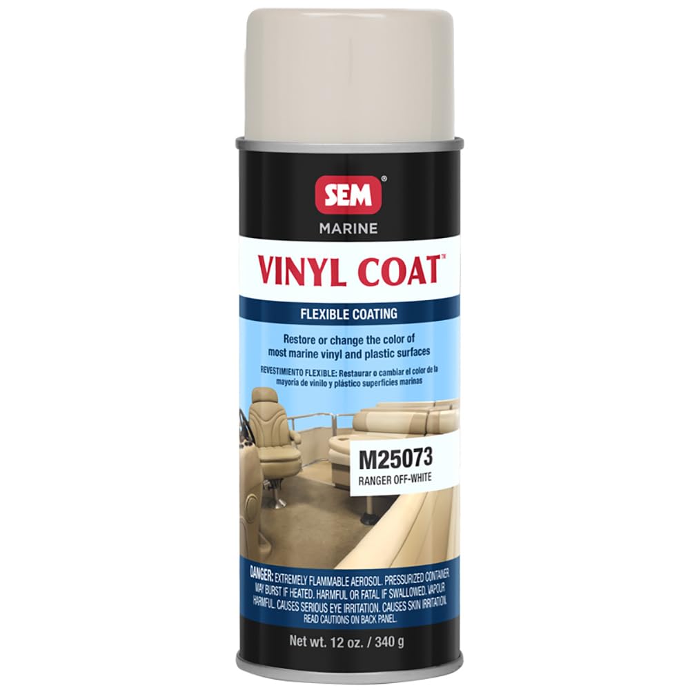Sem M25073 Ranger Off-White Marine Vinyl Coat - 12 Oz.