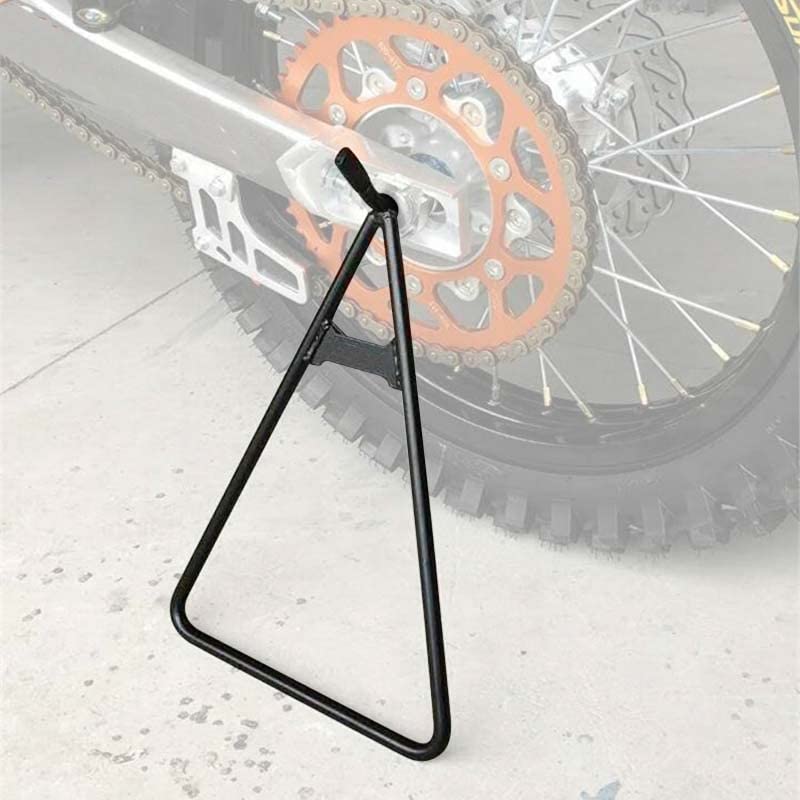 Anxin Motorcycle Triangle Stand Dirt Bike Stand Kickstand Universal For 80-500Cc Supermoto Motocross Enduro Pit Bike - Black