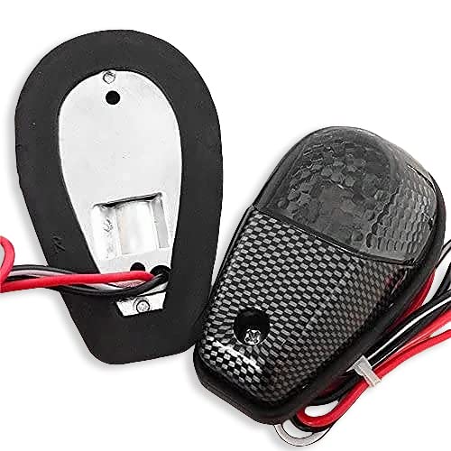 Httmt Mt224-012-Cn+Sm Smoke Flush Mount Turn Signals Blinker Light Compatible With Universal Sportbikes