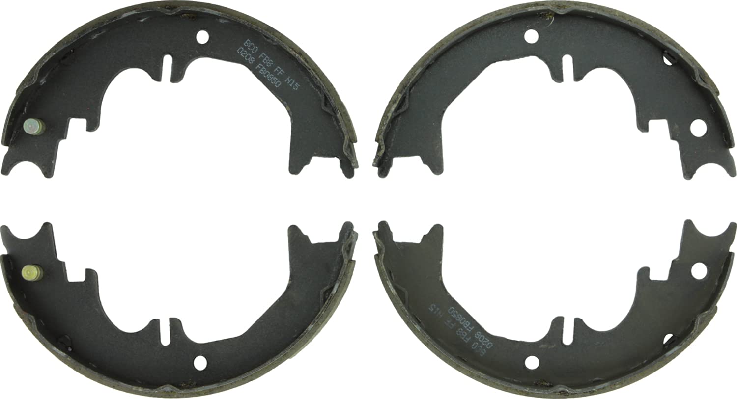 BOSCH BS850 Blue Parking Brake Shoe Set - Compatible With Select Lexus GX460, GX470; Toyota 4Runner, FJ Cruiser, Sequoia; REAR