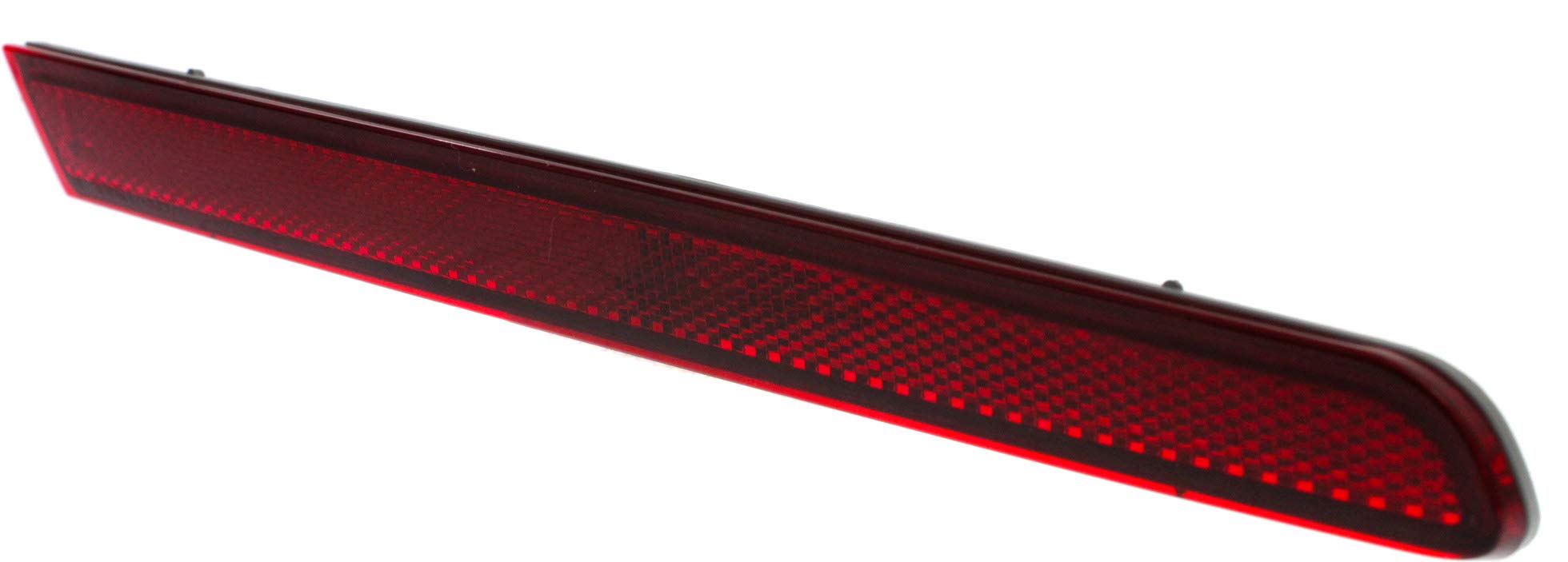 Evan Fischer Bumper Reflector Compatible With 2011-2015 Ford Explorer, Fits 2013-2015 Ford Police Interceptor Utility Rear Passenger Side Fo1185100