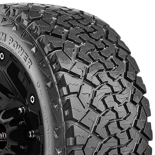 Venom Power Terra Hunter X/T Xt All-Terrain Mud Light Truck Radial Tire-33X12.50R20Lt 33X12.50X20 33X12.50-20 114R Load Range E Lre 10-Ply Bsw Black Side Wall