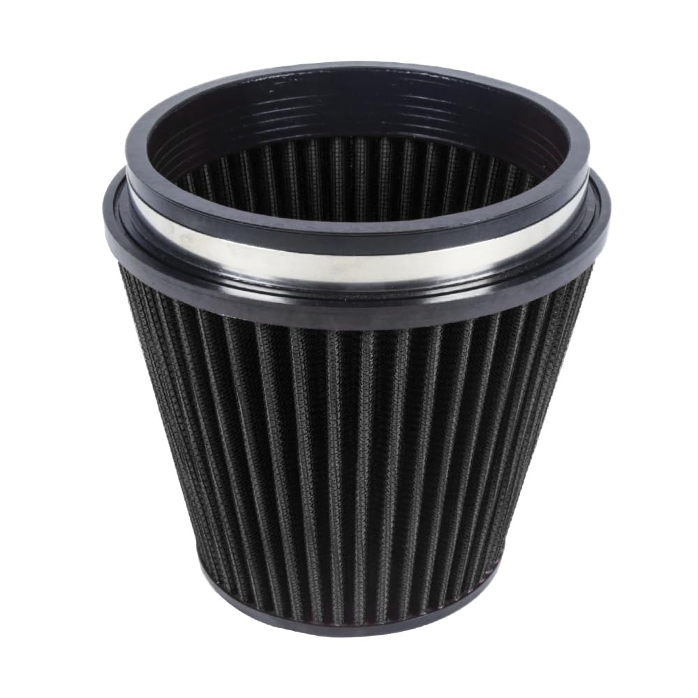 Kyostar 6 152mm High Flow Inlet Cold Air Intake Cone Replacement Dry Air Filter Black