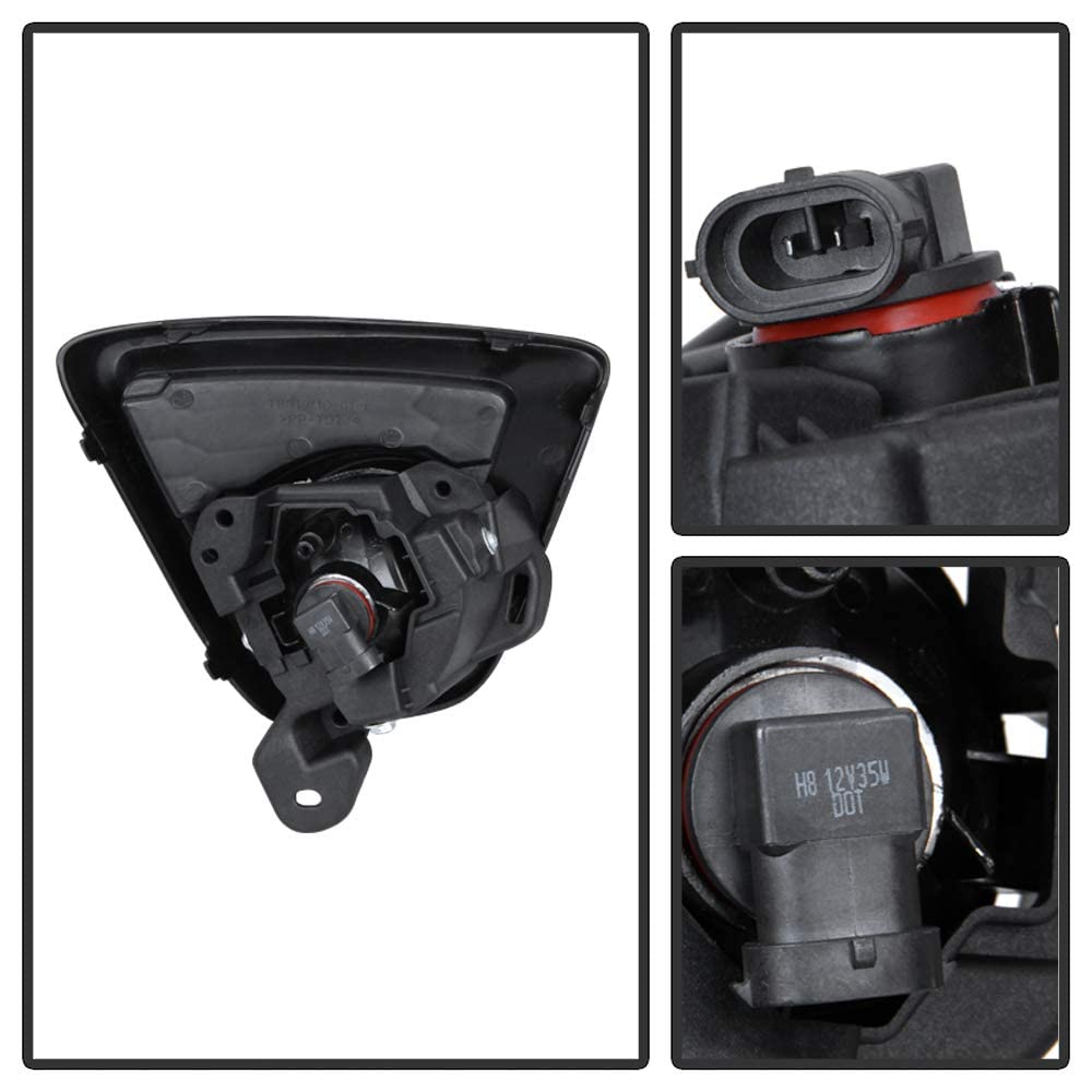 Acanii - For 2013-2016 Mazda Cx-5 Cx5 Bumper Fog Lights Driving Lamp W/Switch Assembly Driver & Passenger Side