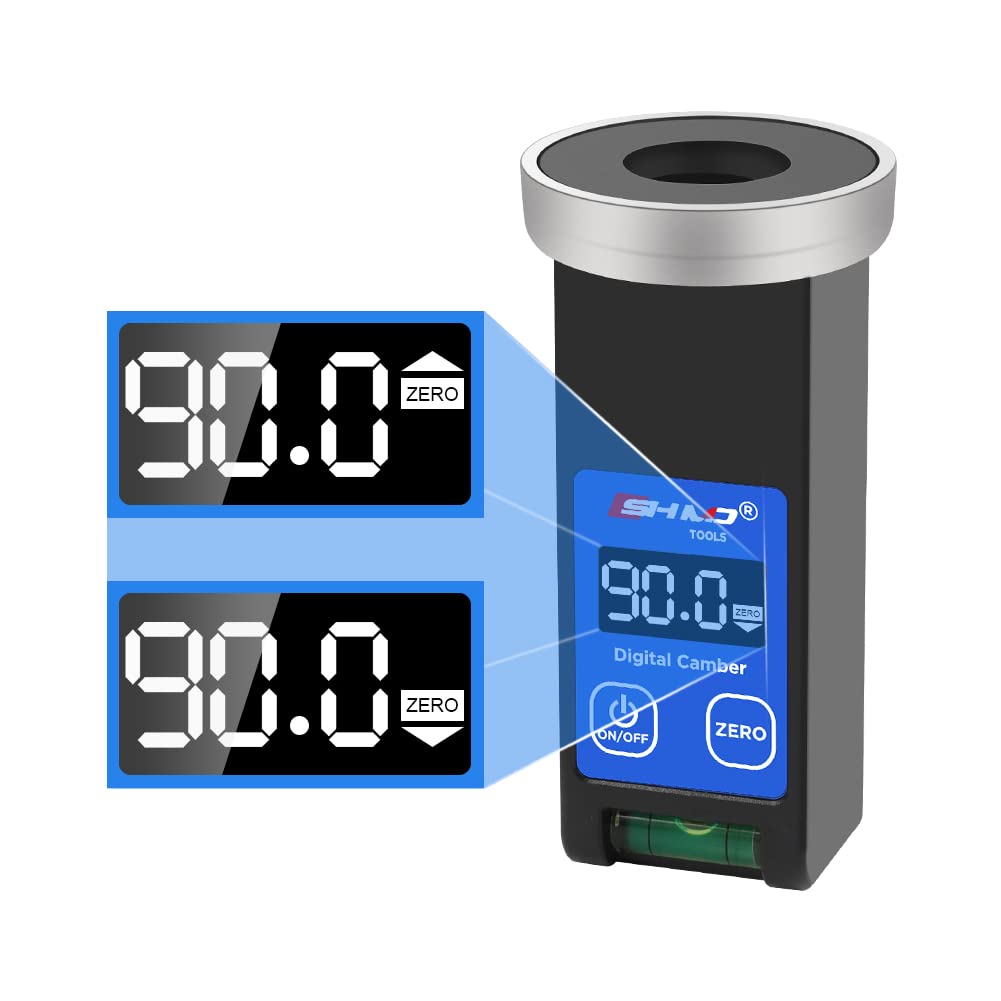 Camber Gauge Digital Wheel Alignment Tool -90 to +90 Wide Range Wheel Alignment & Balancing Tools Accurate Caster Camber Gauge w