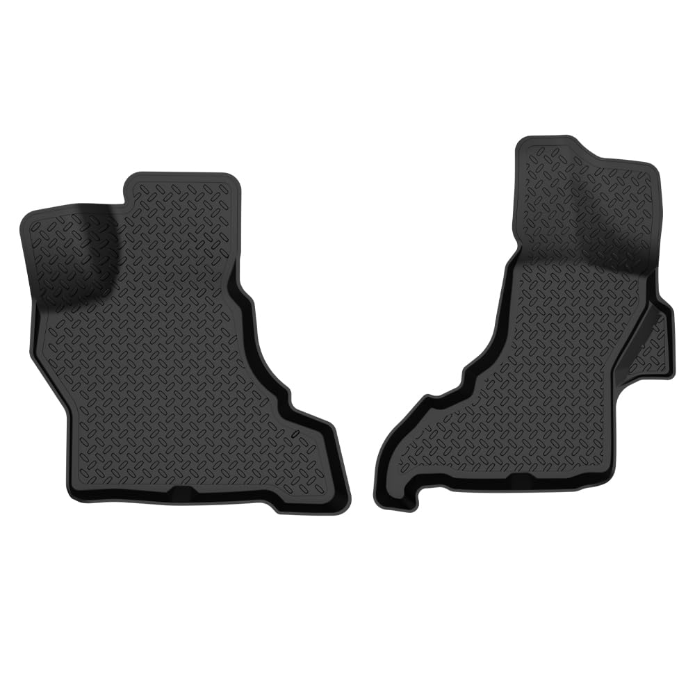 TPE Floor Mats Fit Ford E150 E250 E350 Econoline & Econoline Club Wagon 1997-2005 1st Row Truck Accessories Cargo Liners All Wea