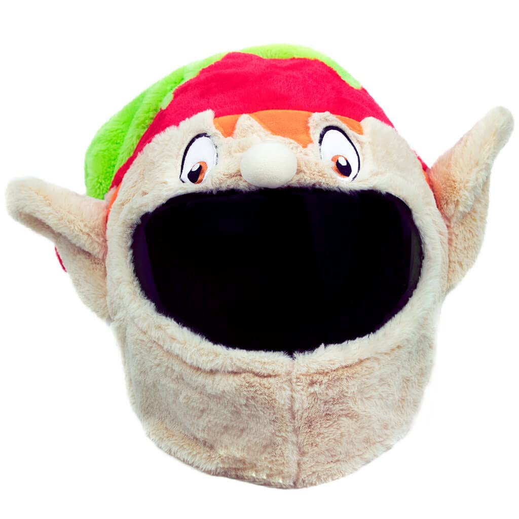 Motoloot Helmet Cover For Motorcycle Helmet, Fun Rides And Gifts (Cover Only. Helmet Not Included) - Elf