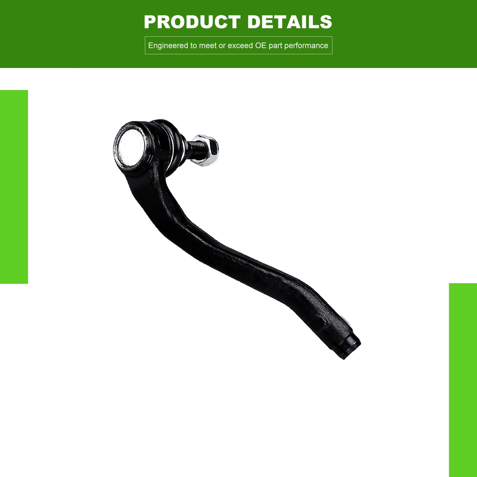 Scitoo 4Pcs Front Suspension Kit Inner Outer Tie Rod End Fit 1998-2003 For Mercedes-Benz Ml320 2003-2005 Ml350 1999-2001 Ml430